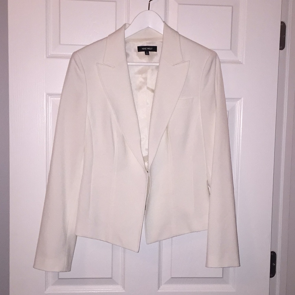 White Nine West Blazer